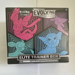 Pokemon Evolving Skies Elite Trainer Box Sylveon Espeon Glaceon Vaporeon 2021 - Image 1