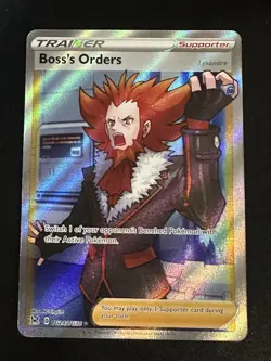 Boss's Orders TG24/TG30 Pokemon Lost Origin Trainer Gallery Full Art Holo NM - Image 1