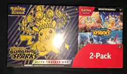 Pokemon Surging Sparks Elite Trainer Box + Booster Bundle, 2-pack ~ Costco Set - Image 3