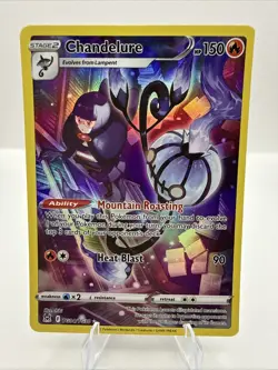 2022 Pokemon SWSH Lost Origin TG04/TG30 Chandelure M/NM - Image 1