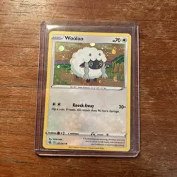 Pokemon - Wooloo (SWIRL) - 222/264 - Astral Radiance - 1st Edition - NM - Promo - Image 1