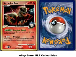 2009 Pokemon, Supreme Victors Deck Exc., #15/147 Arcanine Lv. 60, Holo Rare (b) - Image 1