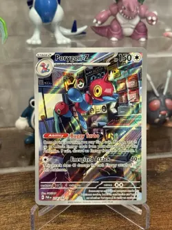 Pokemon Porygon-Z 214/182 Paradox Rift Illustration Rare Holo - Image 1