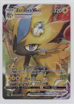 Full Art - Zeraora VMAX Pokemon Sword & Shield Crown Zenith Galarian Gallery - Image 1