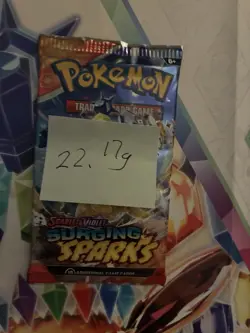 HEAVY! 22.17g Surging Sparks Pokemon TCG Booster Pack - Image 2