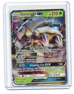 2017 Pokemon - Sun & Moon: Burning Shadows Golisopod GX #17/147 Holo - Image 1