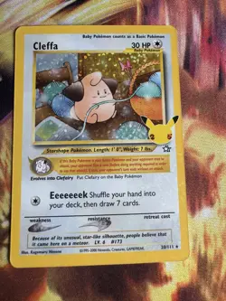 Cleffa 20/111 Celebrations: Classic Collection Holo Rare NM Pokemon TCG - Image 1
