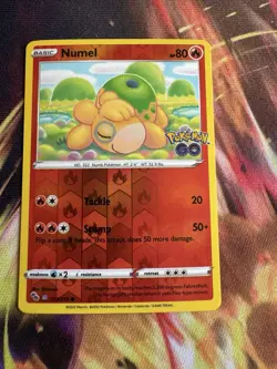 Numel (Peelable Ditto) 013/078 Pokemon GO Reverse Holo UNPEELED Pokemon TCG - Image 1