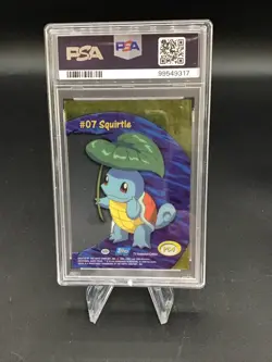2000 Topps Pokemon Tv Clear Cards #PC4 Squirtle PSA 10 - Image 3