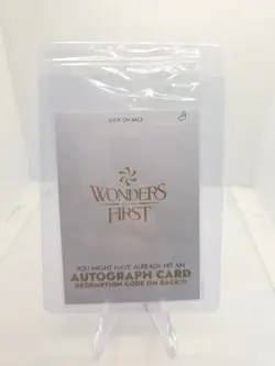 Wonders of the First - Autograph Trading Card promo - PSA promo - Image 1