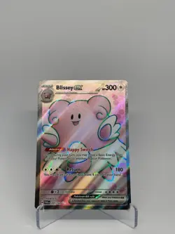 Pokemon TCG Blissey Ex Ultra Rare 201/167 Twilight Masquerade NM - Image 1