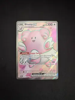 Blissey EX 201/167 Twilight Masquerade Full Art Ultra Rare Pokemon TCG English - Image 1