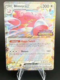 Pokemon Card - Blissey ex 134/167 TWM Stamped Card NM - English - Image 1