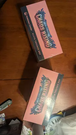 2x Chaos Rising Pokemon Center ETB Elite Trainer Box - Factory Sealed - In Hand! - Image 2