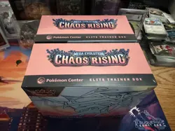 2x Chaos Rising Pokemon Center ETB Elite Trainer Box - Factory Sealed - In Hand! - Image 2