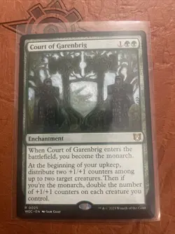 Court of Garenbrig Wilds of Eldraine Commander NM Enchantment Rare CARD ABUGames - Image 1