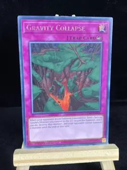 Yugioh Super RARE Gravity Collapse VASM-EN030 TCG Trading Card - Image 1