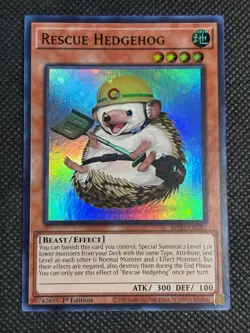 YuGiOh! - Rescue Hedgehog MP25-EN261 Ultra Rare 1st Edition Near Mint - Image 1