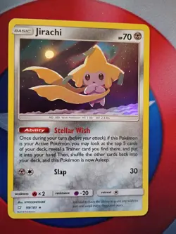 Jirachi 99/181 Holo Rare Team Up Pokemon Card - Image 1
