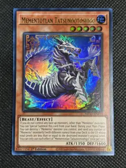 YuGiOh! Mementotlan Tatsunootoshigo MP25-EN294 Ultra Rare 1st Edition Near Mint - Image 1