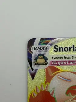 Snorlax VMAX Secret Rare Rainbow Full Art 206/202 Pokemon Card Sword & Shield - Image 4