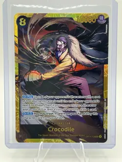 Bandai One Piece Card Game Crocodile OP14-120 Special Foil Alt Art - Image 1