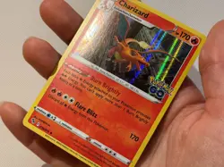 Pokemon Go TCG Charizard 010/078 Holo Rare Foil Stamped Card NM - Image 1