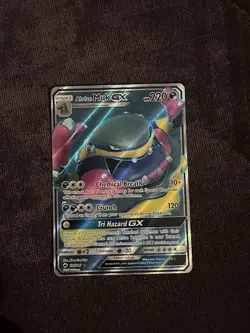 Pokemon Muk Alolan Muk GX Full Art Holo Card - Image 1