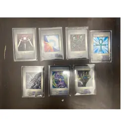 Yu-Gi-Oh! Japanese Card Lot 7 Blue-Eyes Red-Eyes Dark Magician DM1 1998 - Image 1