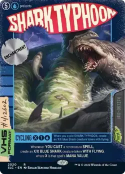 Shark Typhoon BORDERLESS - 2020 - Secret Lair 30th Anniversary Countdown MTG - Image 1