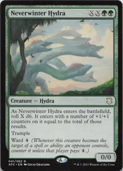 Neverwinter Hydra R Commander: Adventures in the Forgotten Realms 41 LP MTG - Image 1