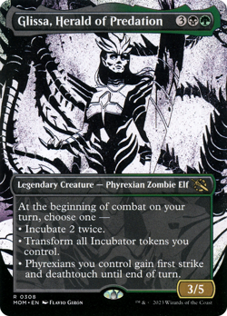 Glissa, Herald of Predation (Showcase Planar Booster Fun) [March of the Machine] - Image 1