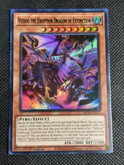 YuGiOh! Veidos the Eruption Dragon of Extinction MP25-EN175 Ultra Rare 1st Ed NM - Image 1