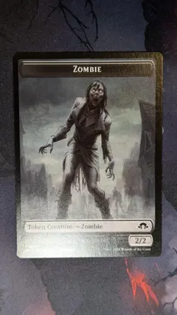 Plant (Foil) & Zombie Doubled-Sided Token (MH3 0042 & MH3 0021) MTG - Image 2