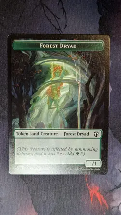 Boar (Foil) & Forest Dryad Doubled-Sided Token (M3C 0017 & M3C 0019) MTG - Image 2
