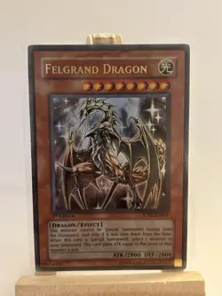 Felgrand Dragon 1st Edition Ultra Rare SDRL-EN001 LP Yugioh - Image 1