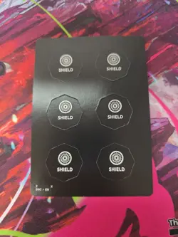 1 Punch Card | TOKEN | #1/#2 SNC shield counter| MTG Magic Card - Image 2