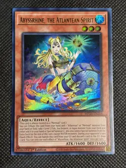 YuGiOh! - Abyssrhine, the Atlantean Spirit MP25-EN244 Ultra Rare 1st Edition NM - Image 1