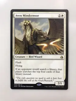 Aven Mindcensor MTG Magic the Gathering Card NM Near Mint Amonkhet AKH - Image 1