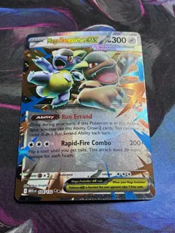 Mega Kangaskhan ex 104/132 Me01: Mega Evolution Holo Pokemon Card - Image 1