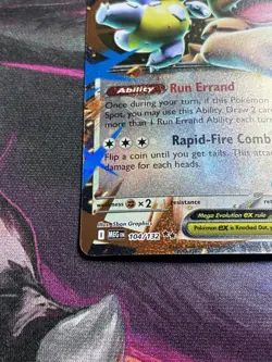 Mega Kangaskhan ex 104/132 Me01: Mega Evolution Holo Pokemon Card - Image 5