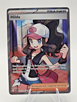 Pokemon TCG Trainer Hilda Ultra Rare Card #164/086 White Flare - Image 1