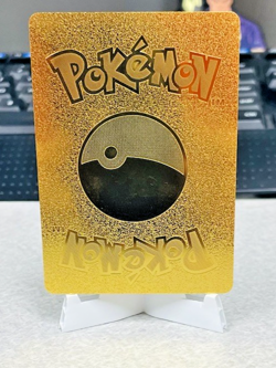 Charmander, Charmeleon, & Charizard Black Star Promo Fan Art Gold Foil Pokemon - Image 2