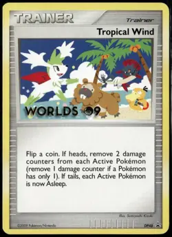 Tropical Wind 2009 World Championships ENGLISH Promo DP48 LP Pokemon Card - Image 1