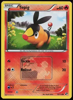 Tepig (League Promo) 15/114 Holo Promo League & Championship Cards Pokemon LP - Image 1