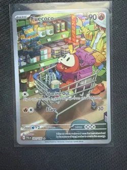 Pokemon TCG Fuecoco Paldea Evolved Holo 201/193 NM Near Mint - Image 1