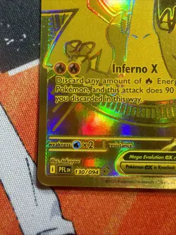 Mega Charizard X EX - 130/094 - Hyper Rare - Phantasmal Flames - Pokemon - Image 5
