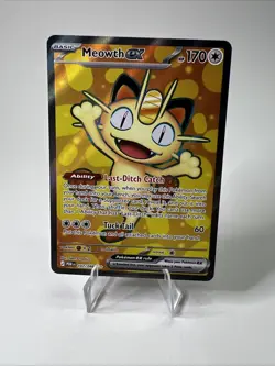 Meowth EX 107/88 Perfect Order Ultra Rare Pokemon Card - Image 1