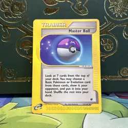 Master Ball Pokemon Expedition 143/165 NM - Image 1