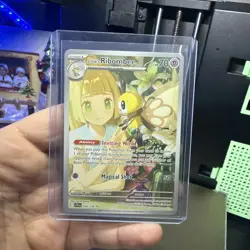 Lillies Ribombee Pokemon Journey Together 164/159 Illus Rare Full Art Holo SV NM - Image 1